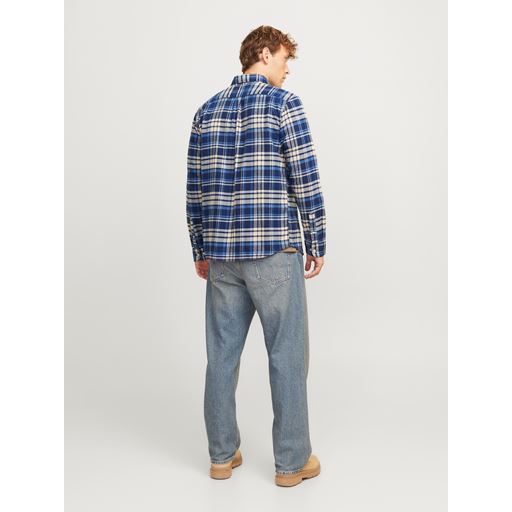 Jack&Jones Blunorris Flannel Skjorte, Night Sky, M