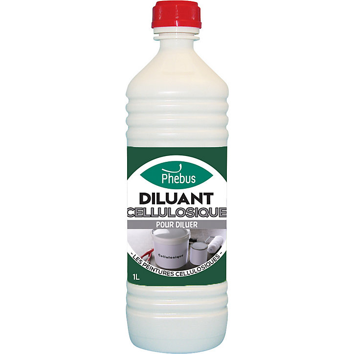 Diluant cellulosique pour peinture et vernis Phebus 1L