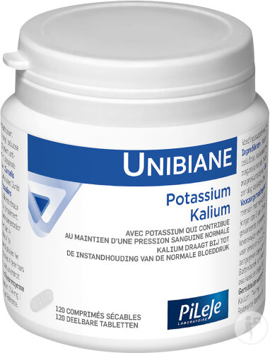 PiLeJe Unibiane Potassium 120 Comprimés
