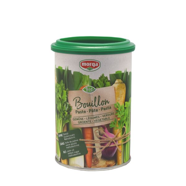 MORGA Gemüse Bouillon Paste go clean<br>400 g, Dose, Bio