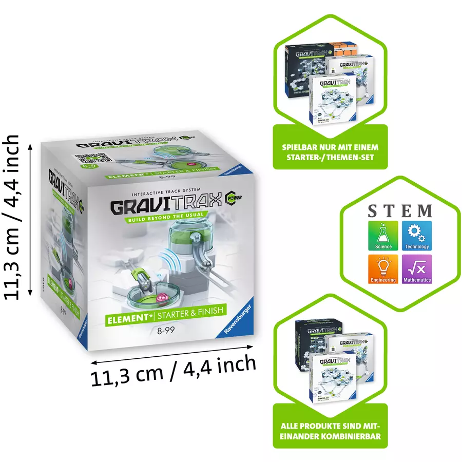 Ravensburger GraviTrax POWER Element Starter & Finish