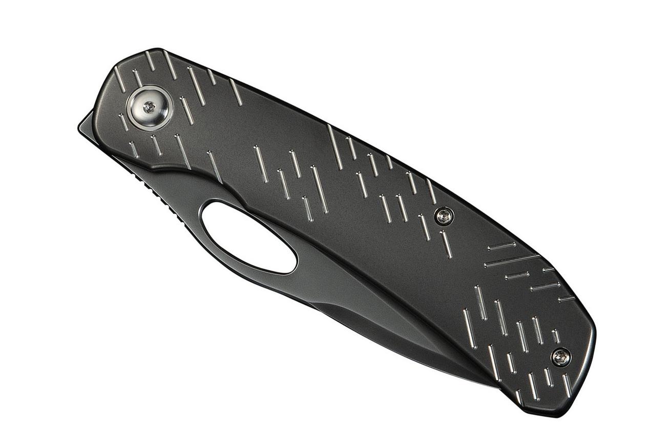 WE Knife Inmate WE23096B-4, Polished Gray CPM 20CV, Gray Titanium Satin Raindrop Pattern zakmes, Jerad Neeve design