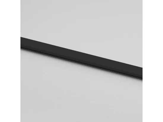 Porte coulissante noir 90x205 cm verre trempé aluminium