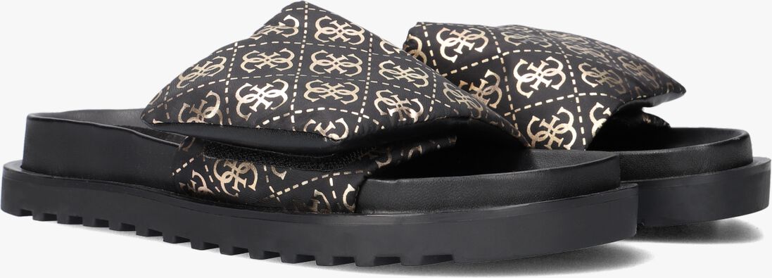 GUESS zwarte guess slippers fabetzy