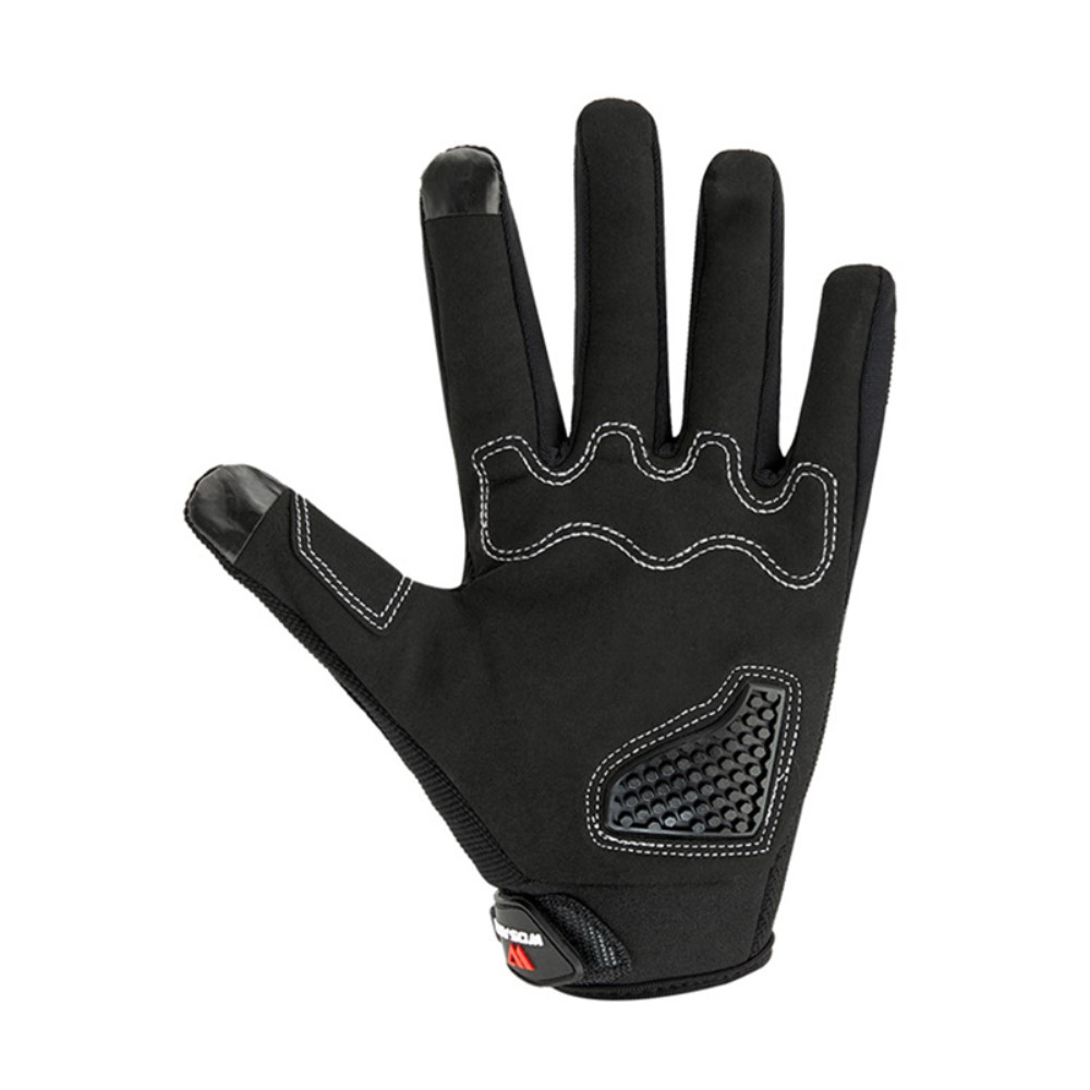 (1 Paar) Gr. M Kapazitive Touch Velo Fahrrad Outdoor Handschuhe - Schwarz