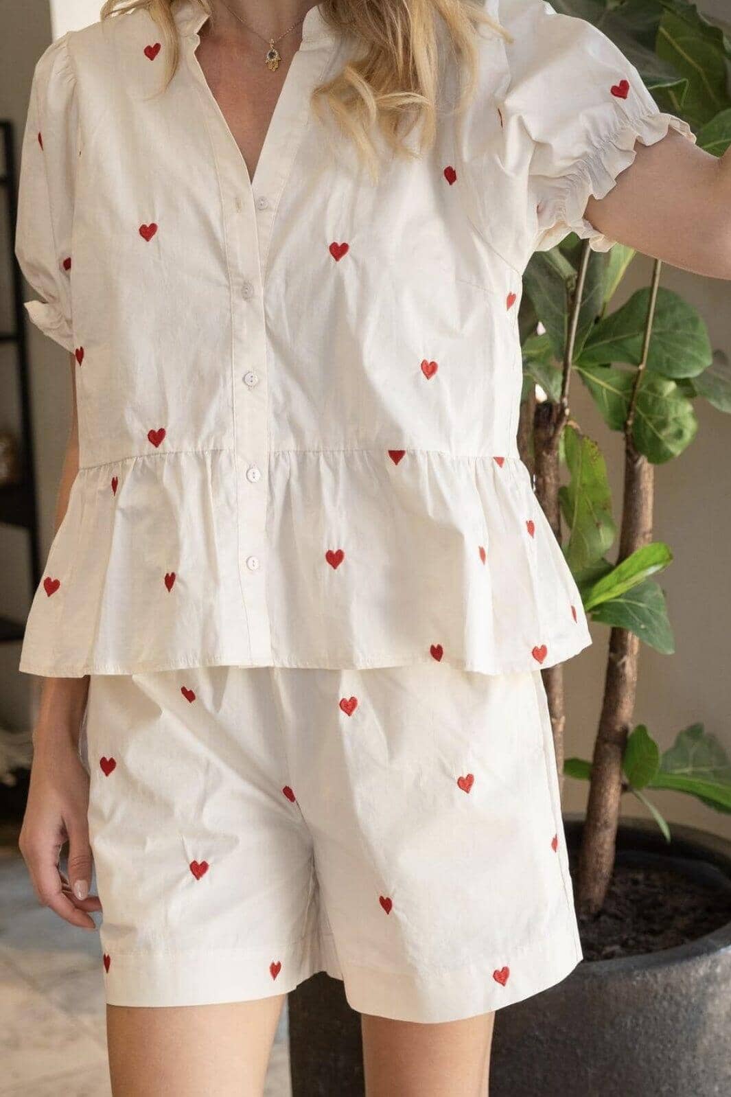 Neo Noir Savy Hearts Top