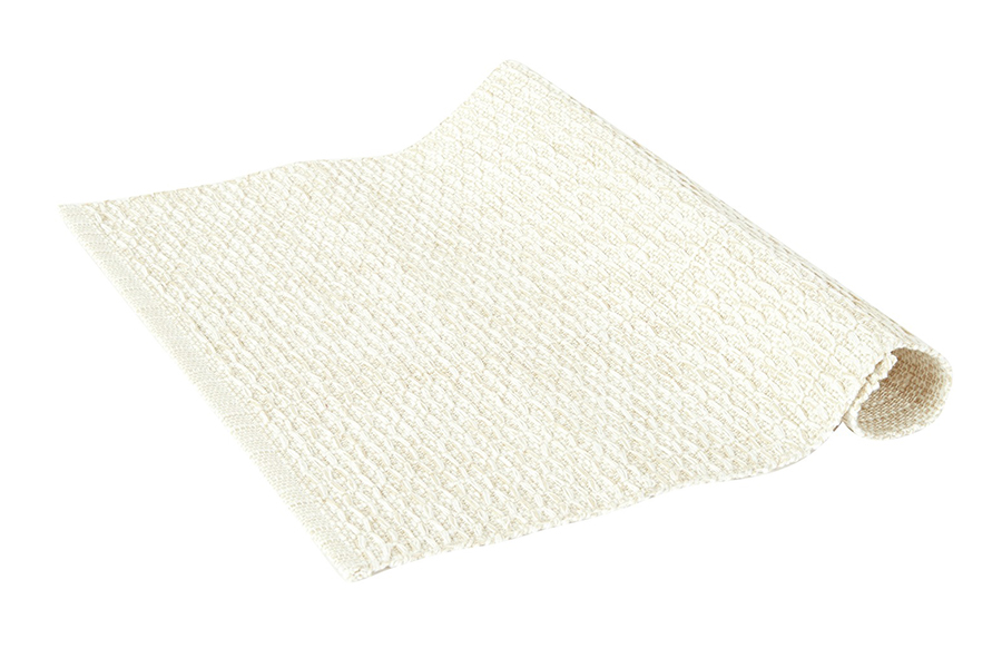 Sara bordløper 40x140 cm.  Hvit og beige melert.