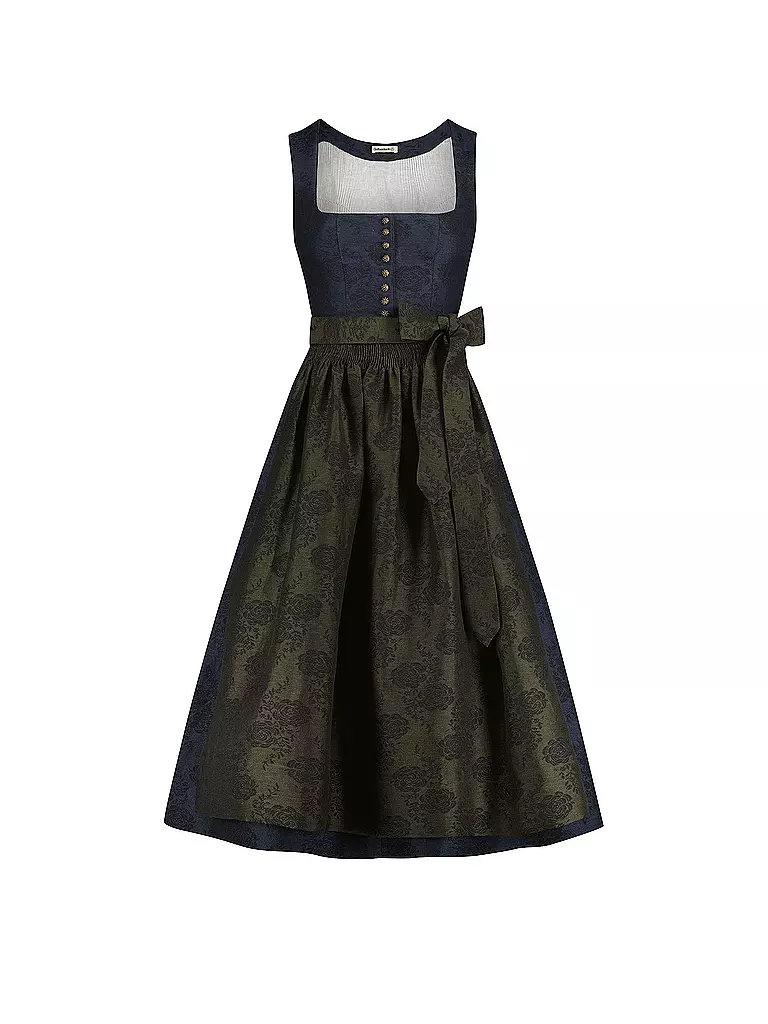 GOTTSEIDANK Dirndl MONIKA 80cm dunkelblau