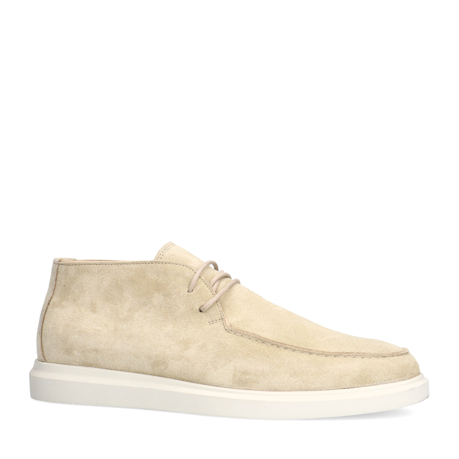Beige suède veterboots
