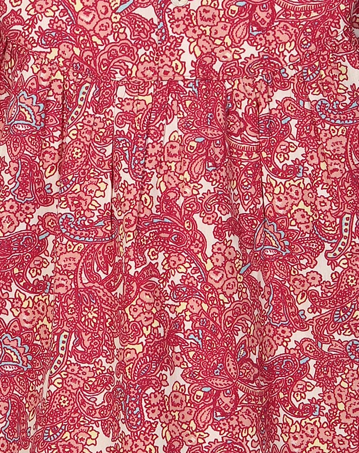 Shirt-Bluse TINY PAISLEY in bordeauxviolett