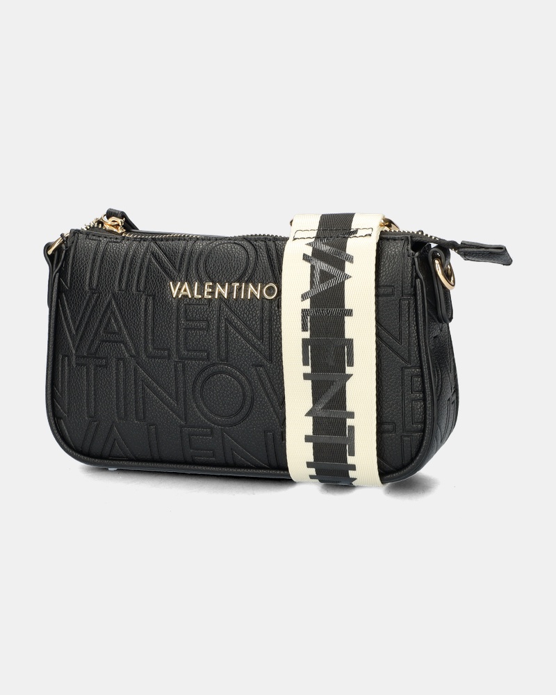 Valentino Pansy Schoudertas  - zwart