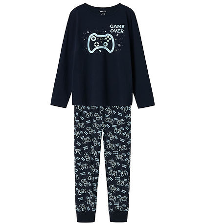 Name It Schlafanzug - 2-teilig - NkmNightset Game - Dark Sapphir