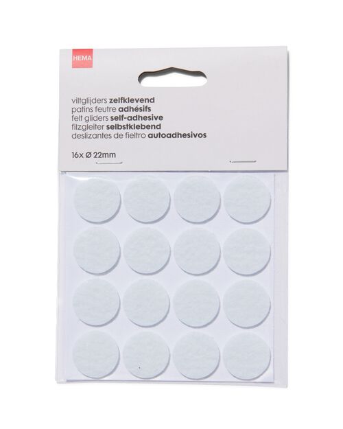 lot de 16 patins en feutre autocollant