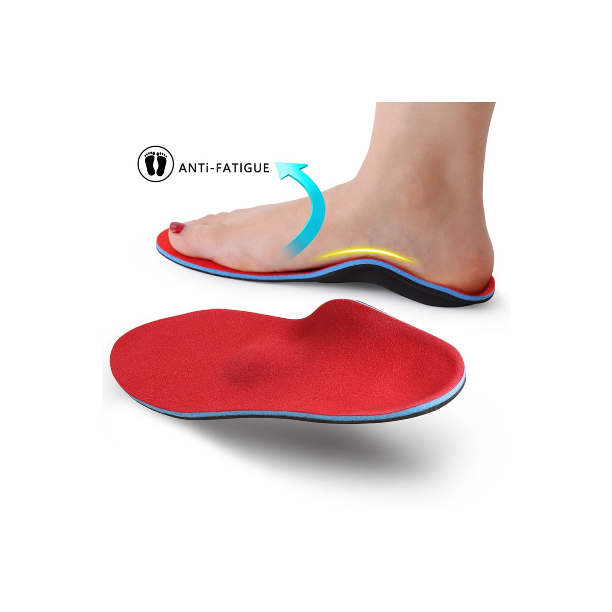 Anti-slip Arch Support-innleggssåler XL