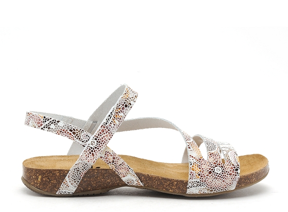 Spike nu pieds plats femme 143 blanc