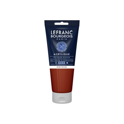 Lefranc Bourgeois - Peinture acrylique - ocre rouge - 200 ml