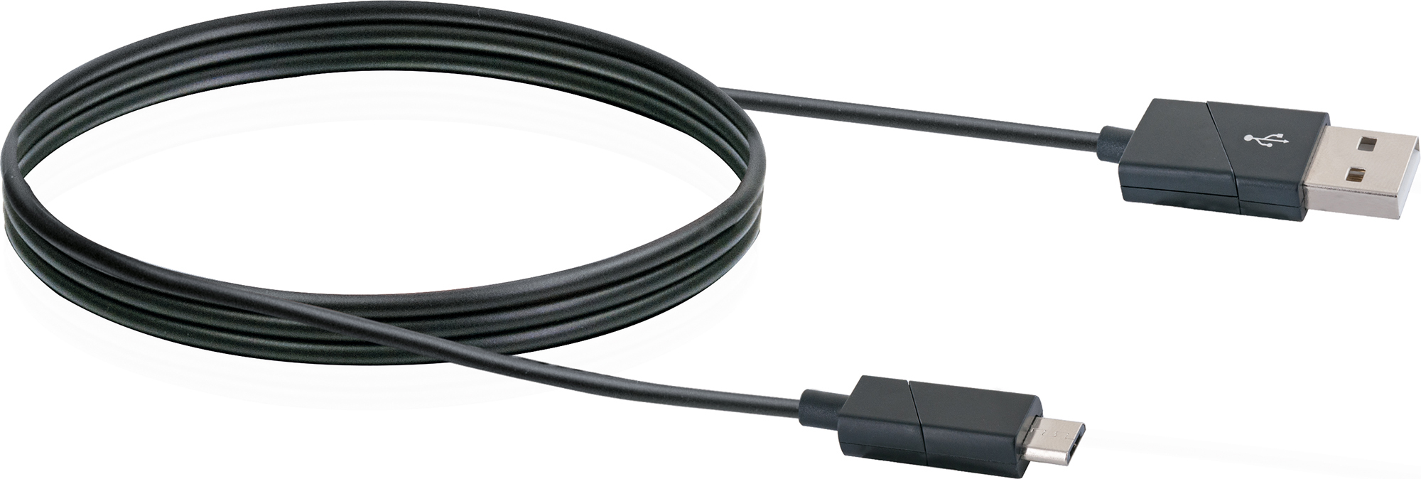 Schwaiger micro USB 2.0 draaibare oplaadkabel