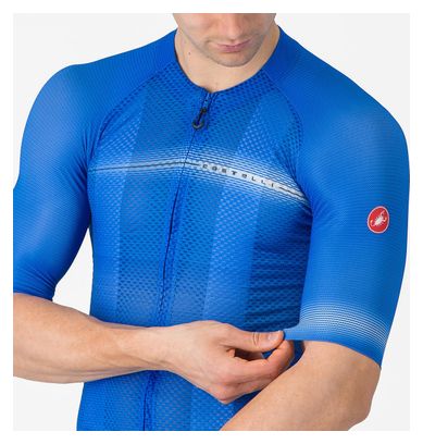 Maillot à Manches Courtes Castelli Climber's A/C Homme Bleu