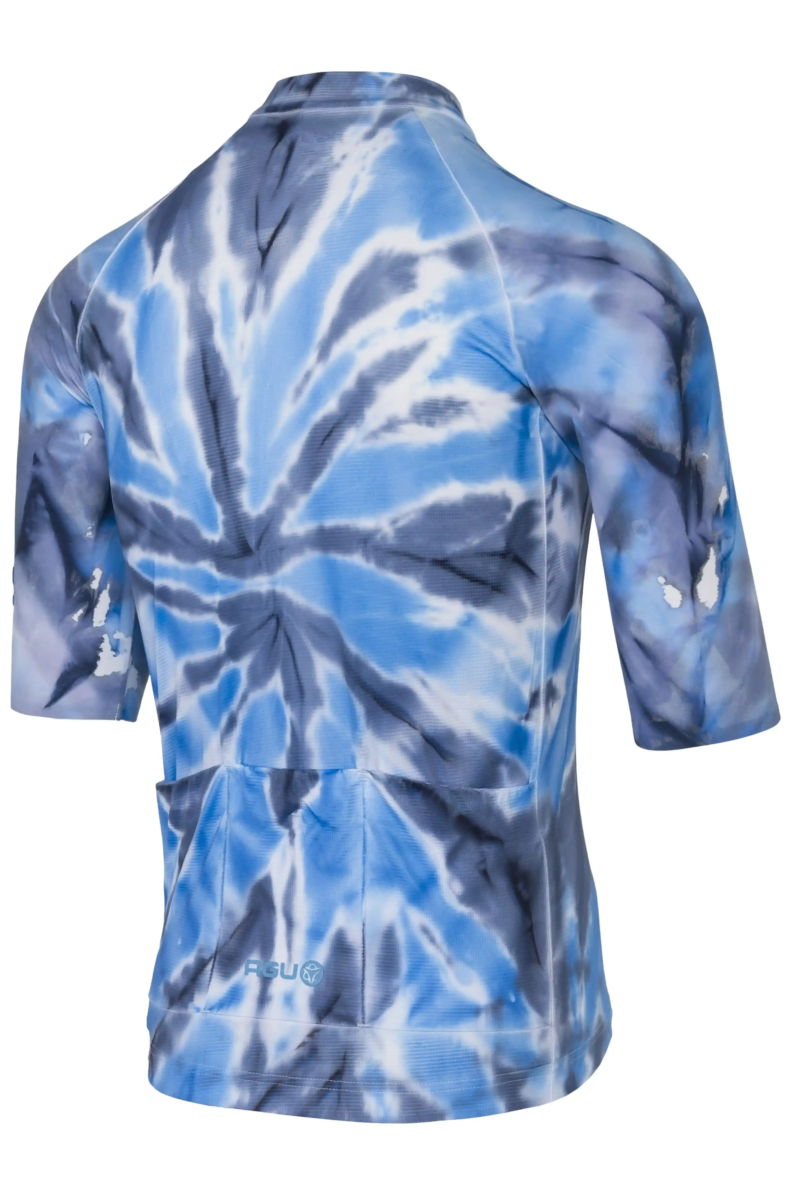 AGU Classic Breakaway Fietsshirt Korte Mouwen Blauw/Zwart/Wit Heren
