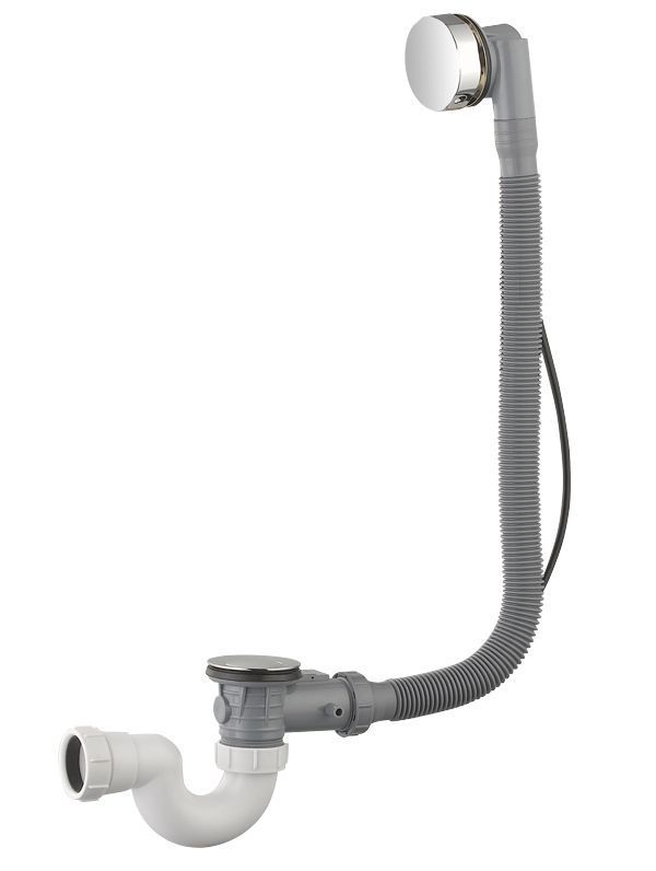 Mueller Luxe badplug-overloopcombinatie   waste chroom