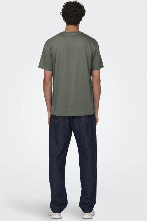 Only & Sons groene heren t-shirt