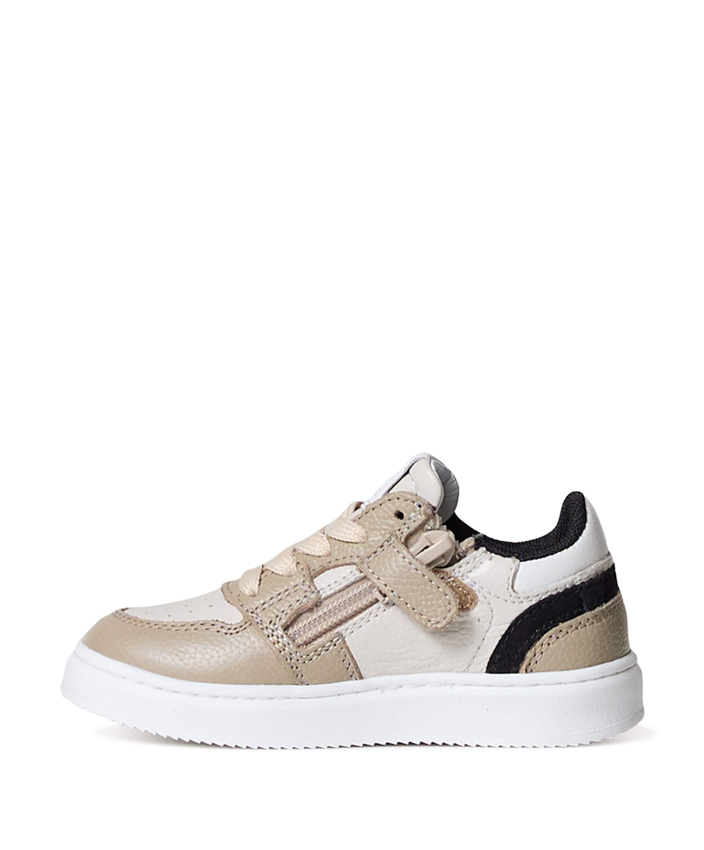 Pinocchio jongens veterschoenen beige