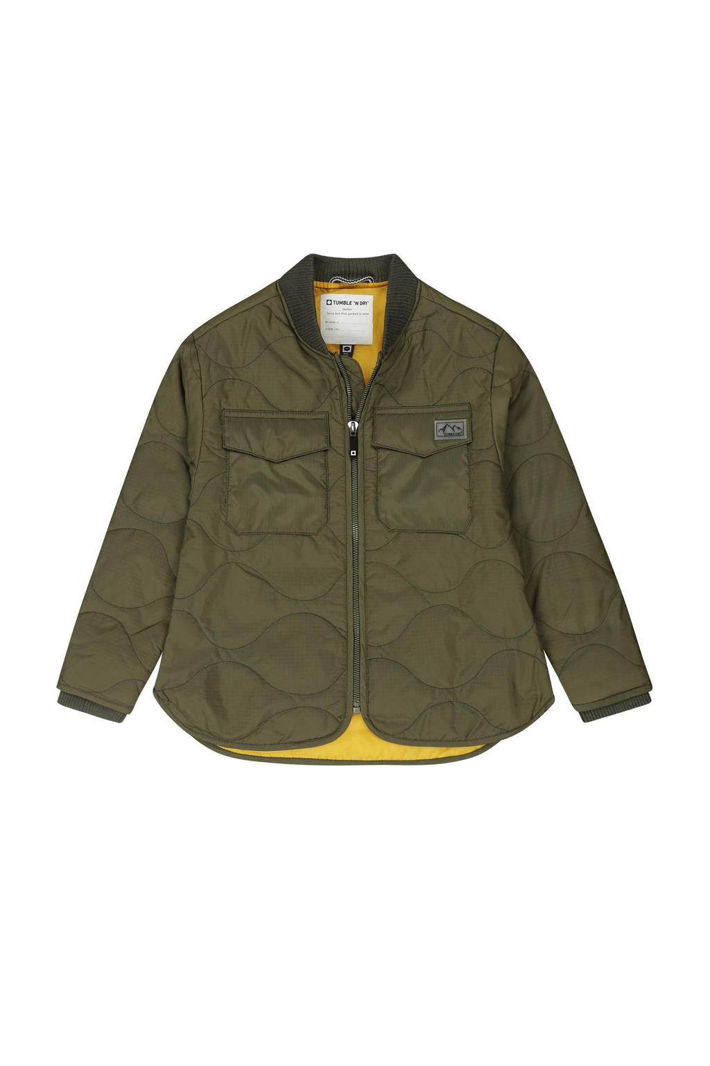 Tumble 'n Dry zomerjas Mathis mosgroen