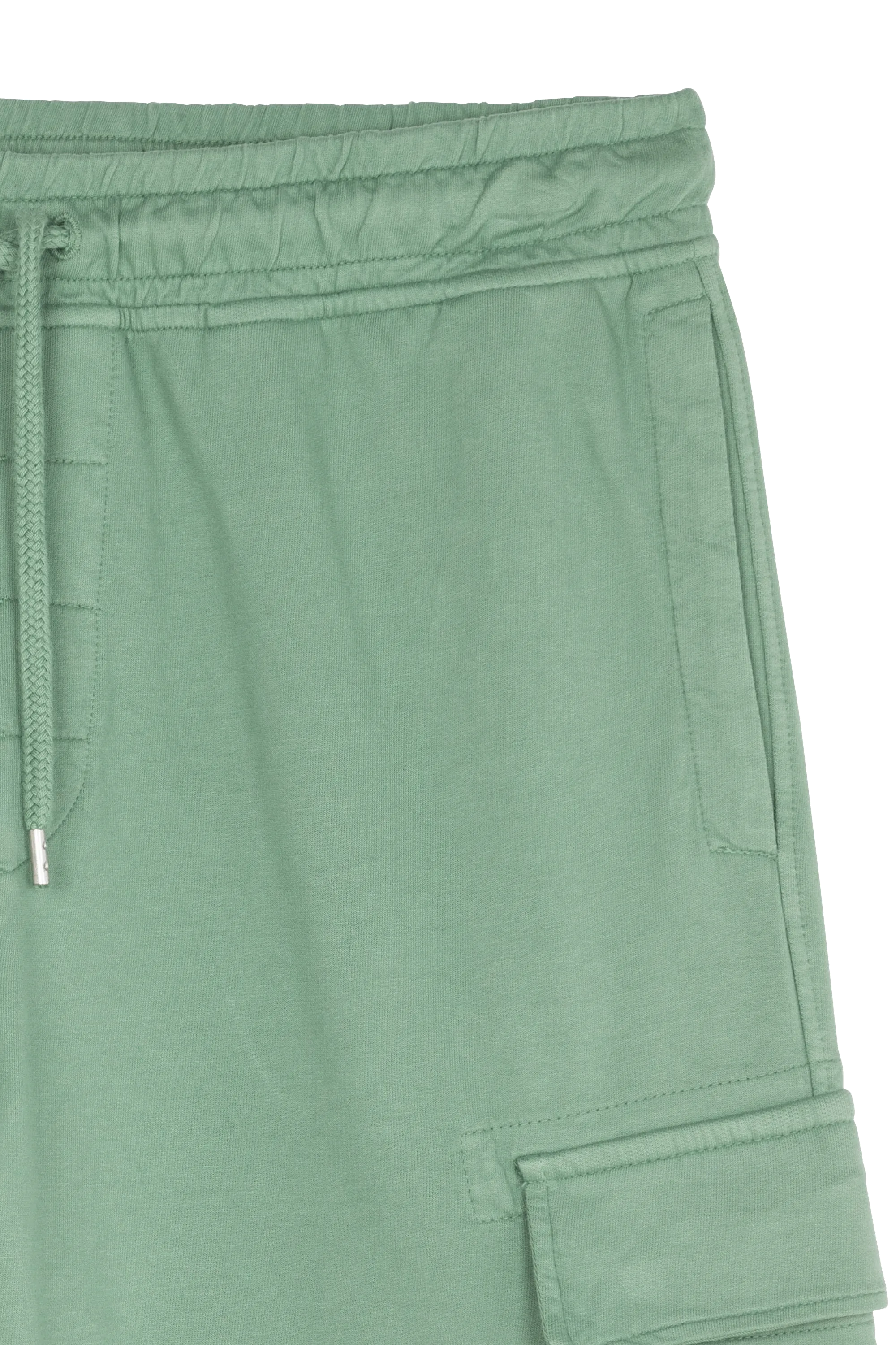 C.P. COMPANY Short LIGHT FLEECE UTILITY SHORTS Vert