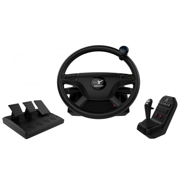Honeycomb Aeronautical Aerosoft Truck & Bus Steering Wheel System