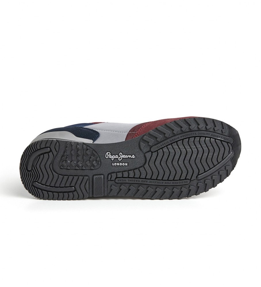 Tênis de couro multicolorido Pepe Jeans London Awake M