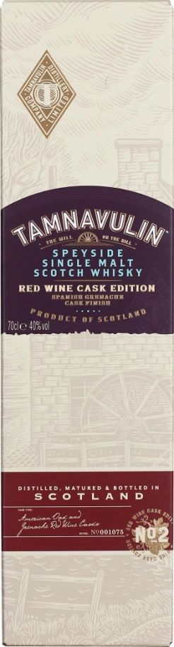 TAMNAVULIN RED WINE CASK EDITION GRENACHE FINISH 70CL
