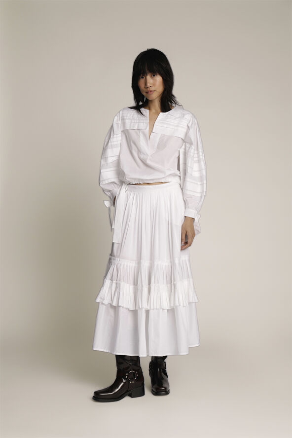 MUNTHE KAGGA Organic Cotton Blouse White