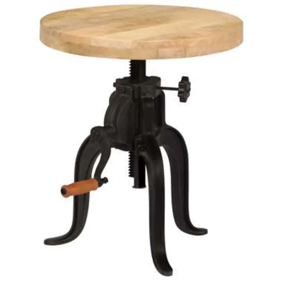 vidaXL - Bijzettafel - Bruin - Hout