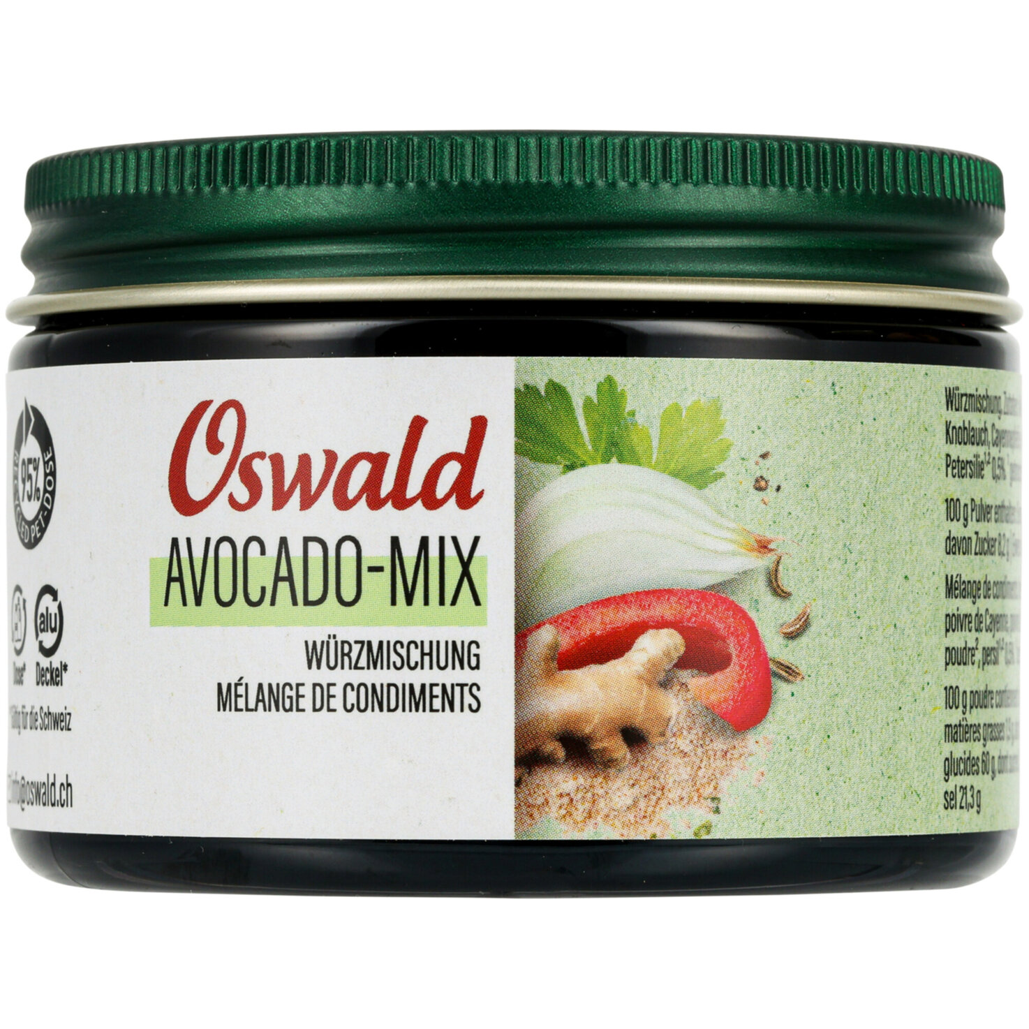Oswald Naturschätze Würzmischung Avocado Mix