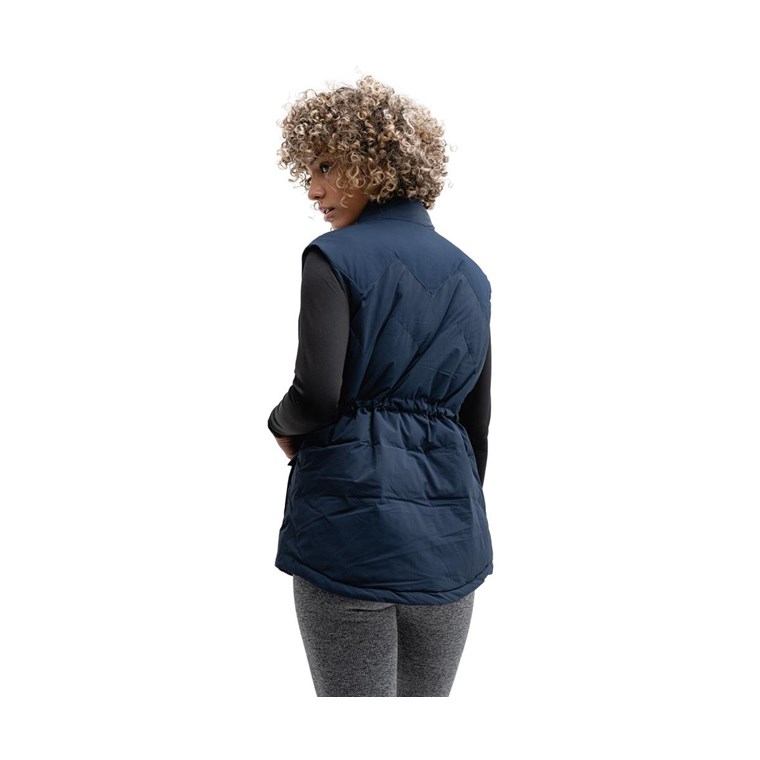 Mountain Works Utility Thermal Vest Dress Blue