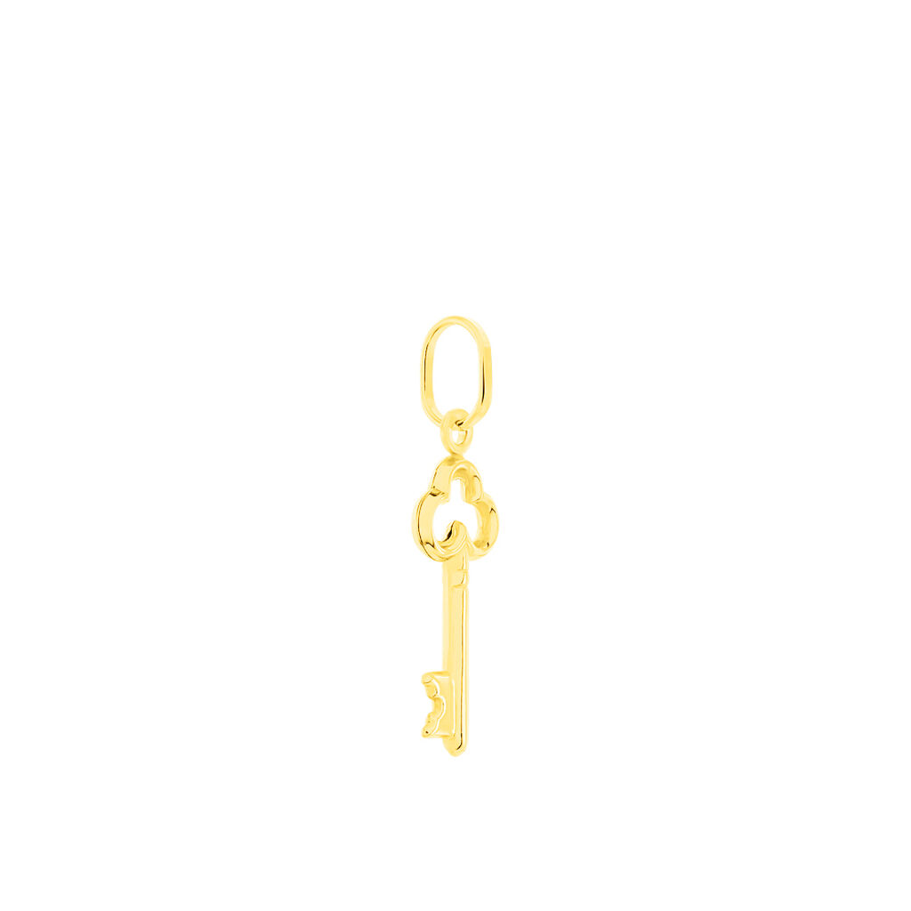 Pendentif Fatilia Clef Coeur Or Jaune
