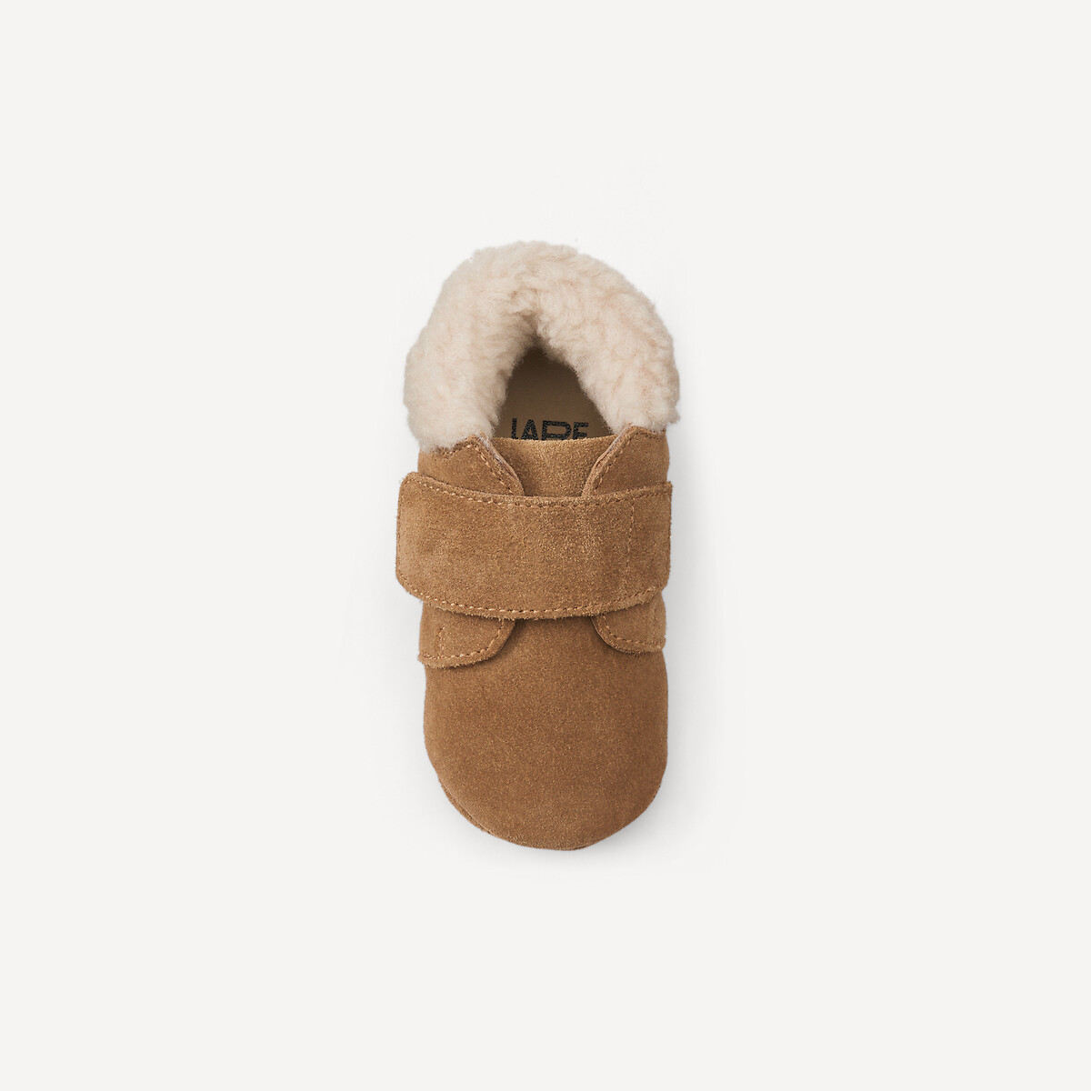 COLEÇÃO LA REDOUTE<br>Pantufas de camurça com sherpa