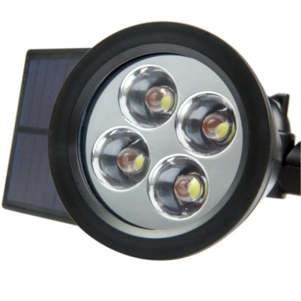 Spritzwasserfeste LED Solar Lampe Outdoor Gartenleuchte (200LM)   Erdspiess