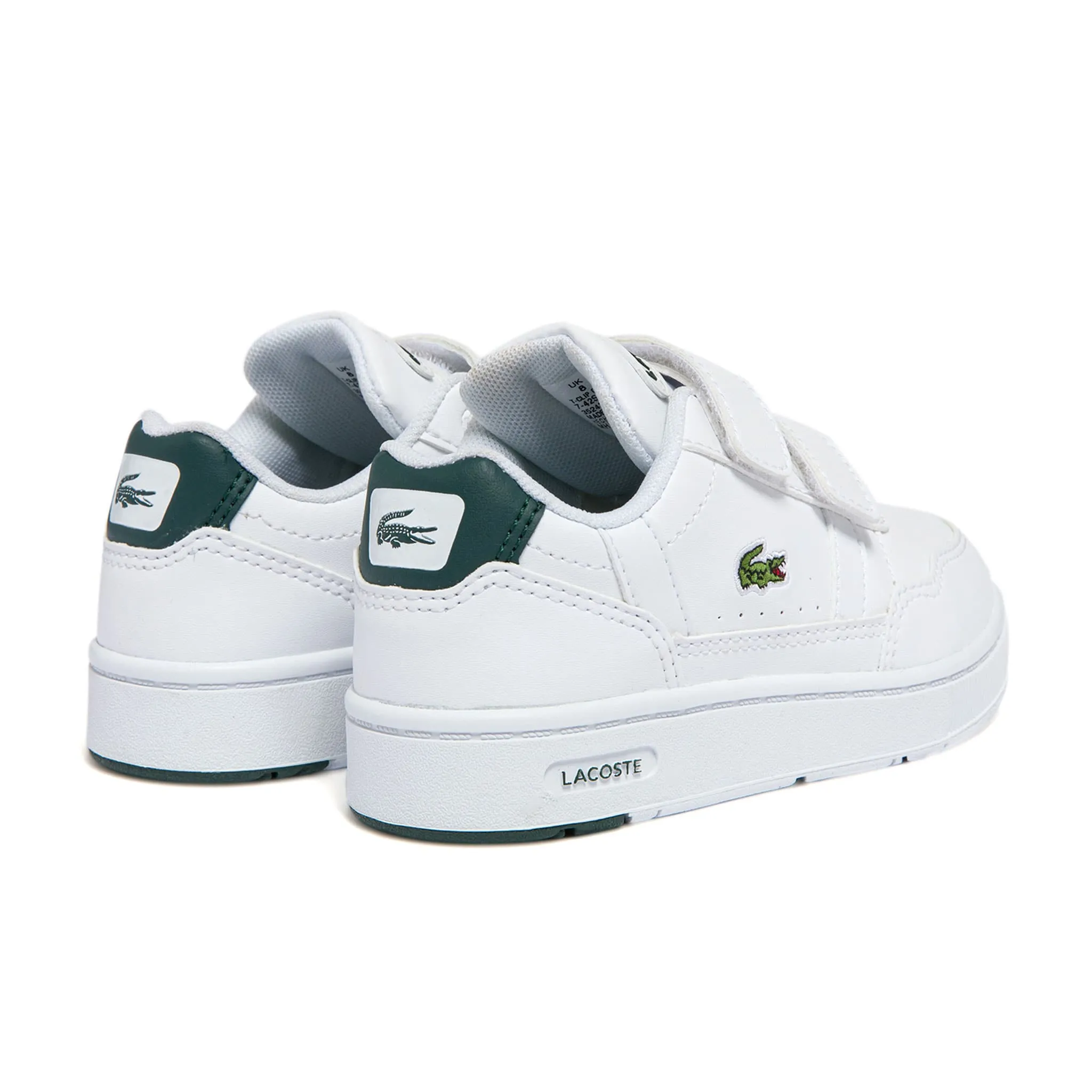Lacoste Soulier T-Clip Blanc Pointures 4-10