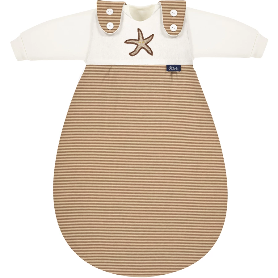 Alvi® Baby-Mäxchen® 3tlg. Starfish taupeweiß