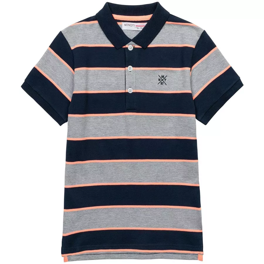MINOTI  Poloshirt GrauDunkelblau