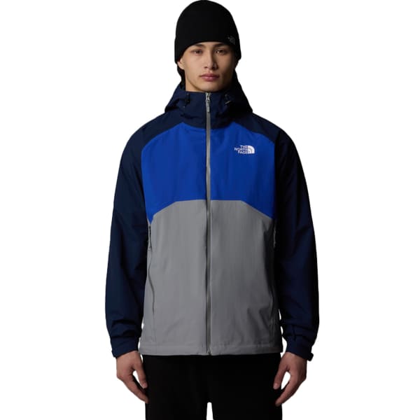 Veste randonnée THE NORTH FACE STRATOS JACKET - EU MONUMENT GREY/TNF BLUE/SUMMIT NAVY