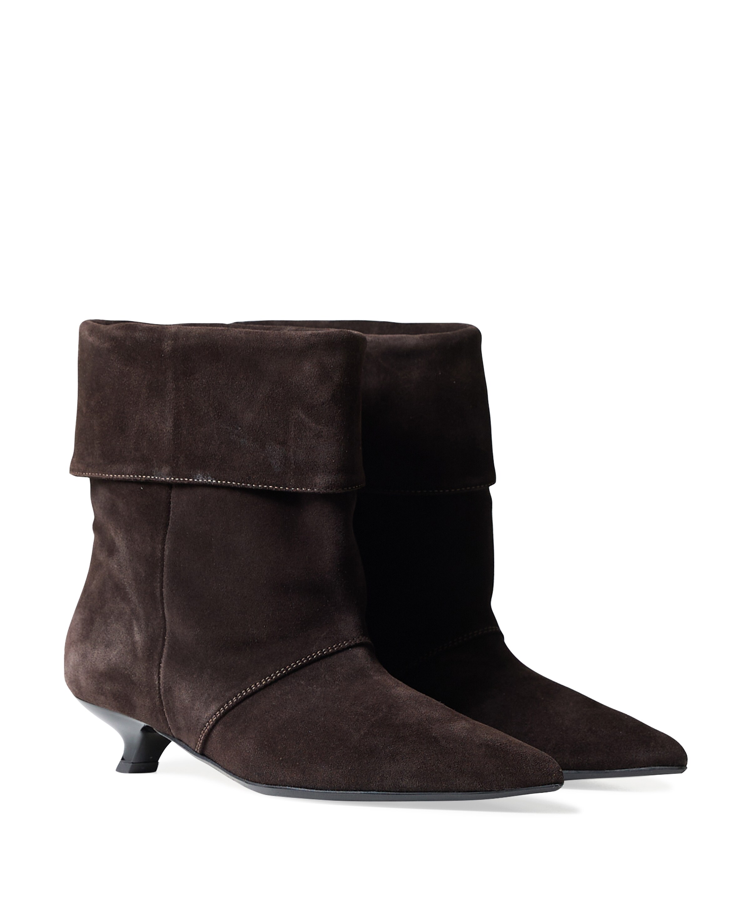 Rotue taboo dames enkellaarzen bruin