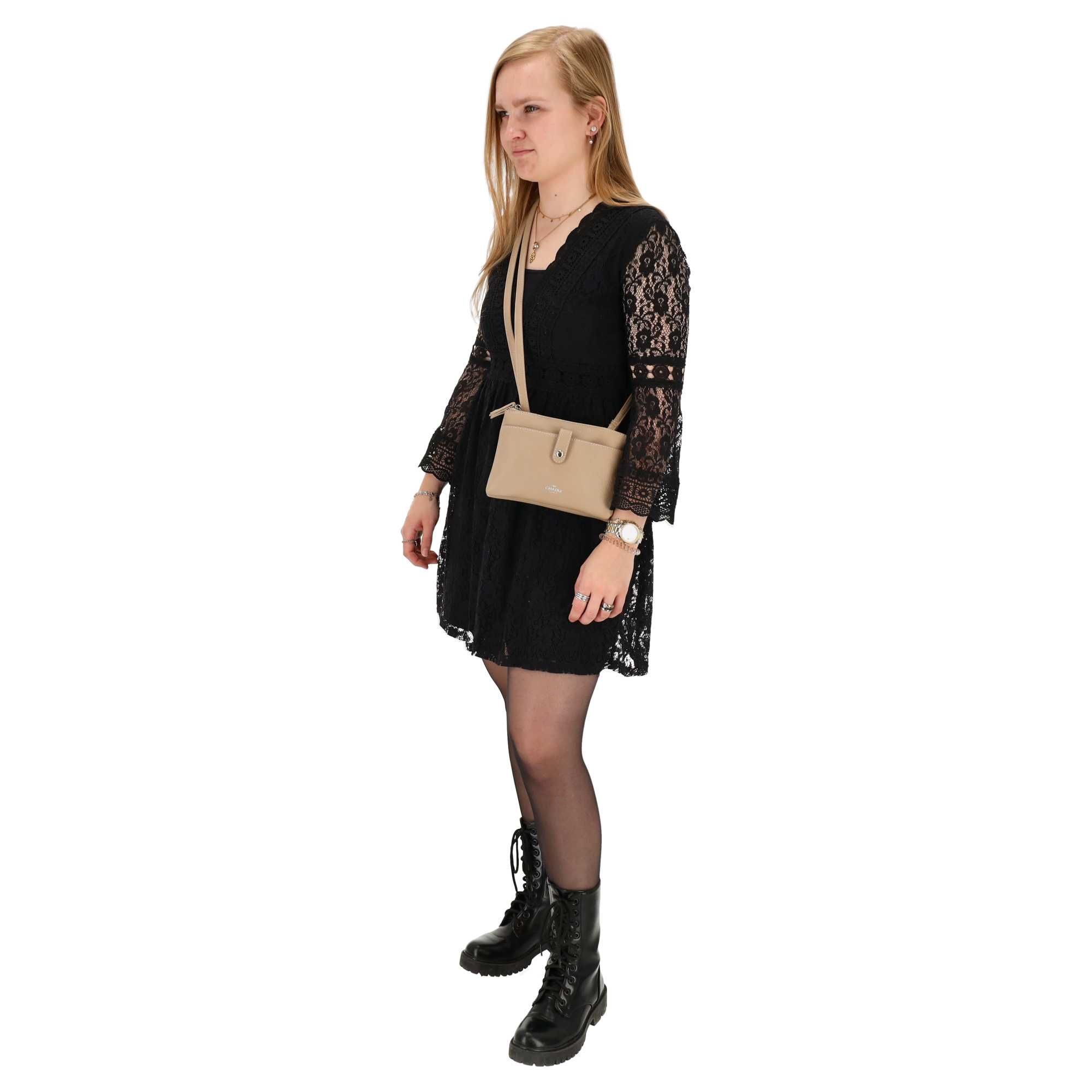 Charm London Stratford Schoudertasje Taupe