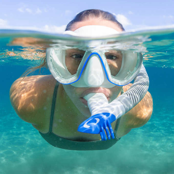 Conjunto de mergulho com snorkel para adultos Oceanic