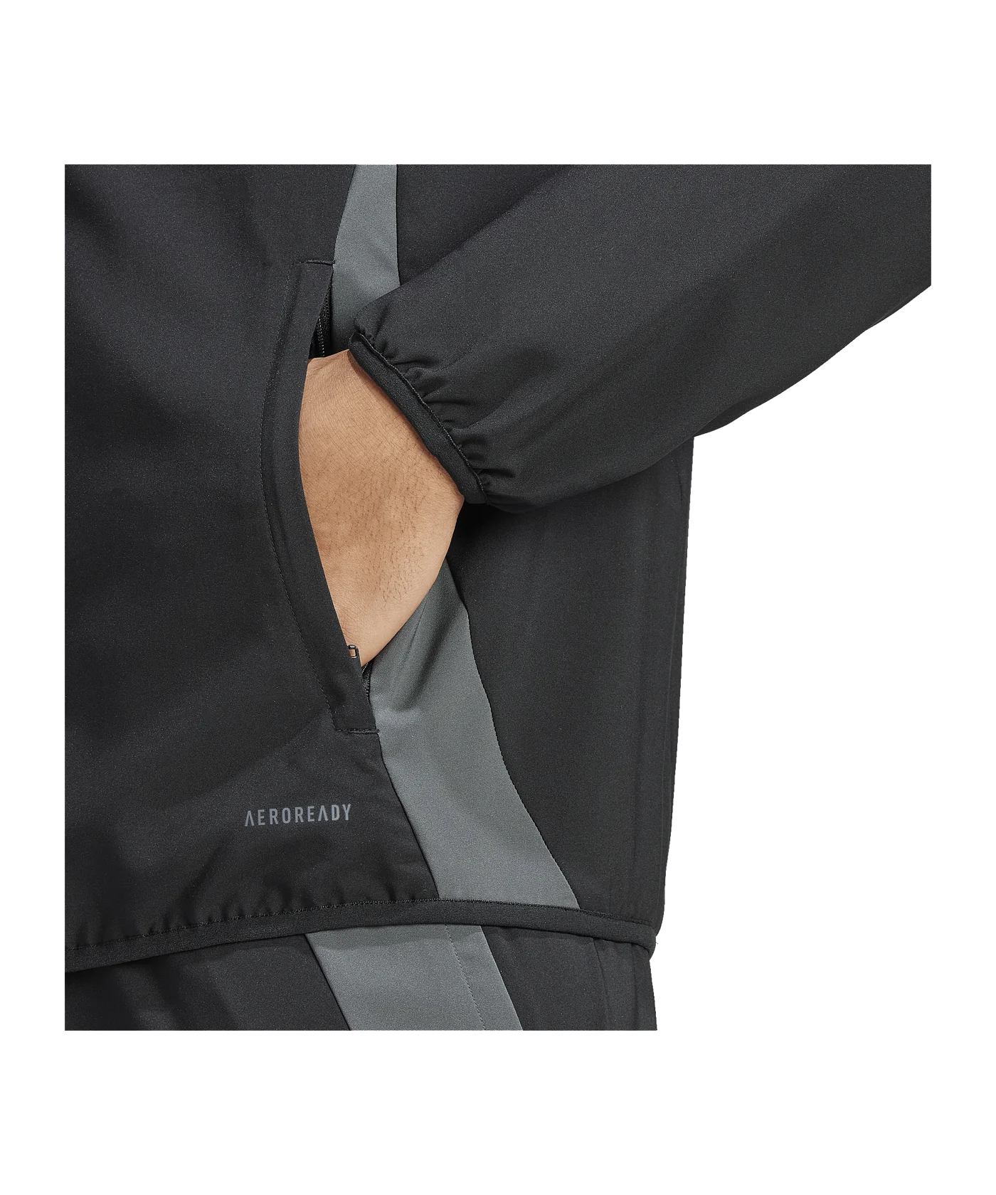 adidas Tiro 24 Competition Präsentationsjacke Schwarz Grau