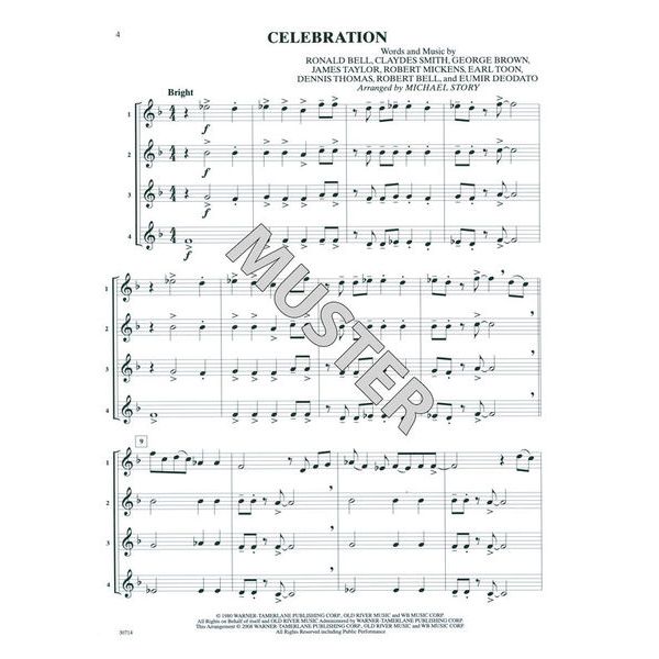 Alfred Music Publishing Pop Quartets For All Trumpet