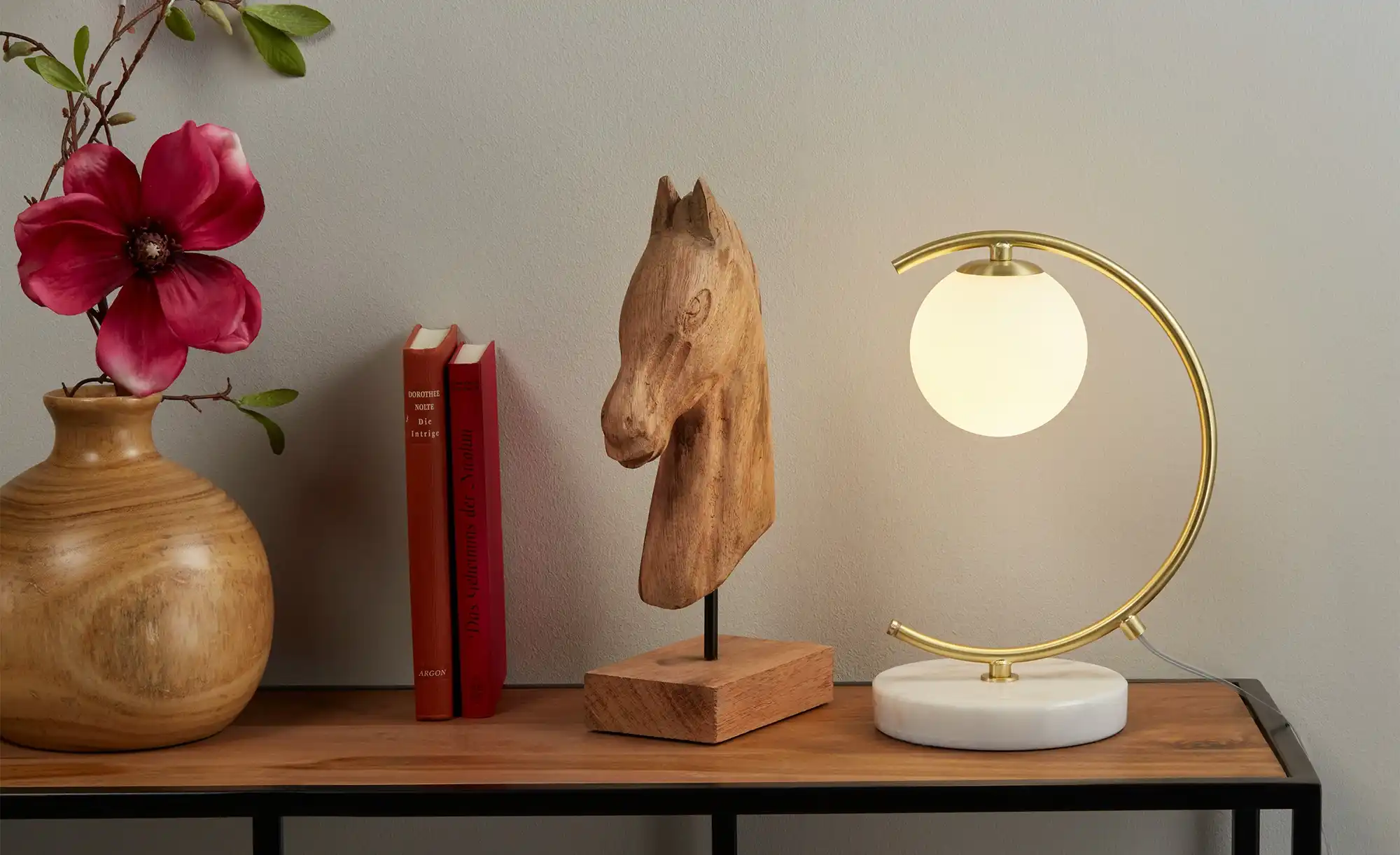 Collection by citamaass LED-Tischleuchte, 1-flammig, messing-matt