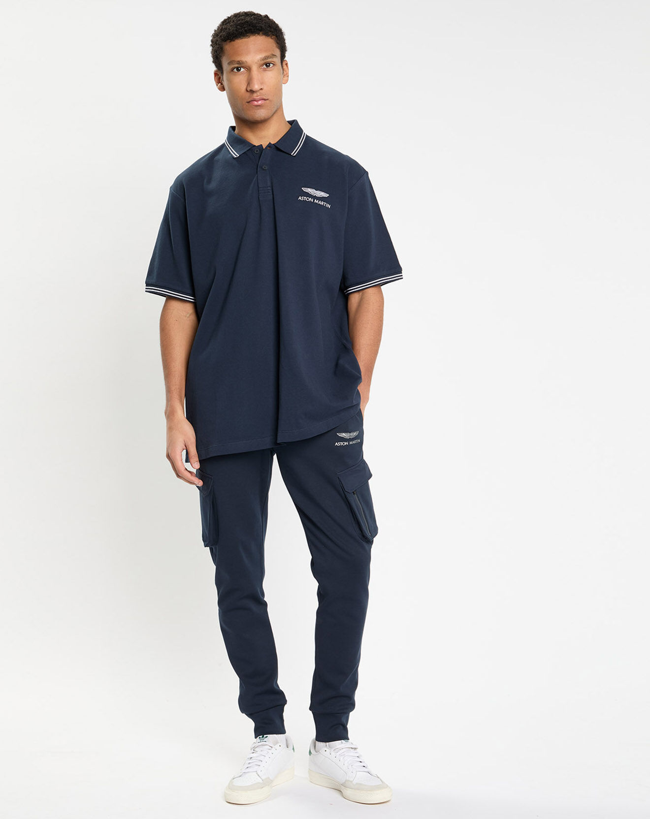 Hackett London Jogging cargo Aston Martin Racing bleu marine