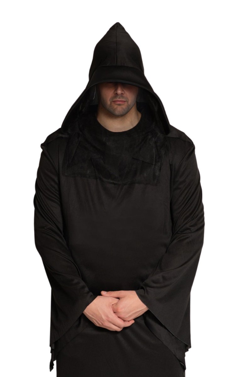 Halloween Kostuum Zwart Magere Hein